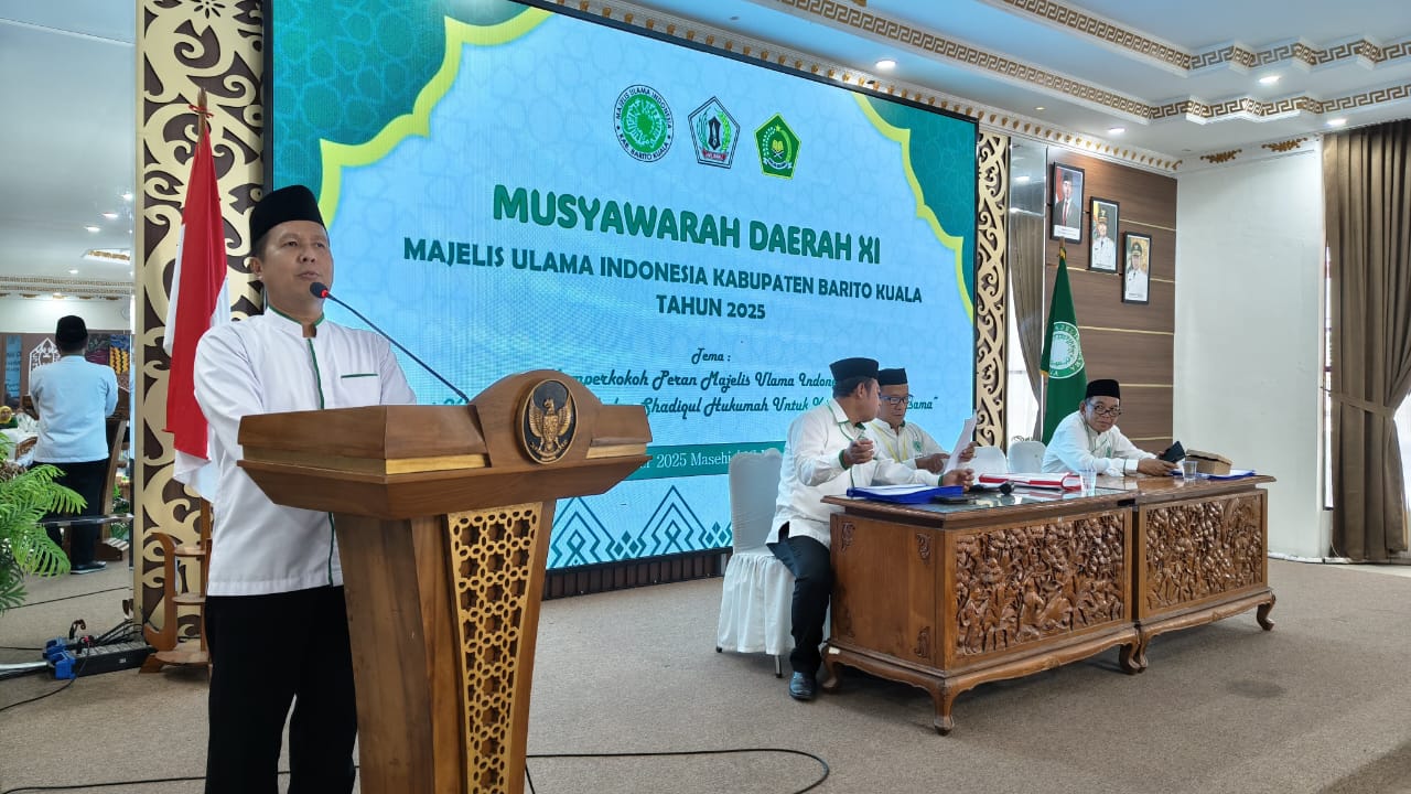 KH Abdai Rathami Terpilih sebagai Ketua MUI Barito Kuala
